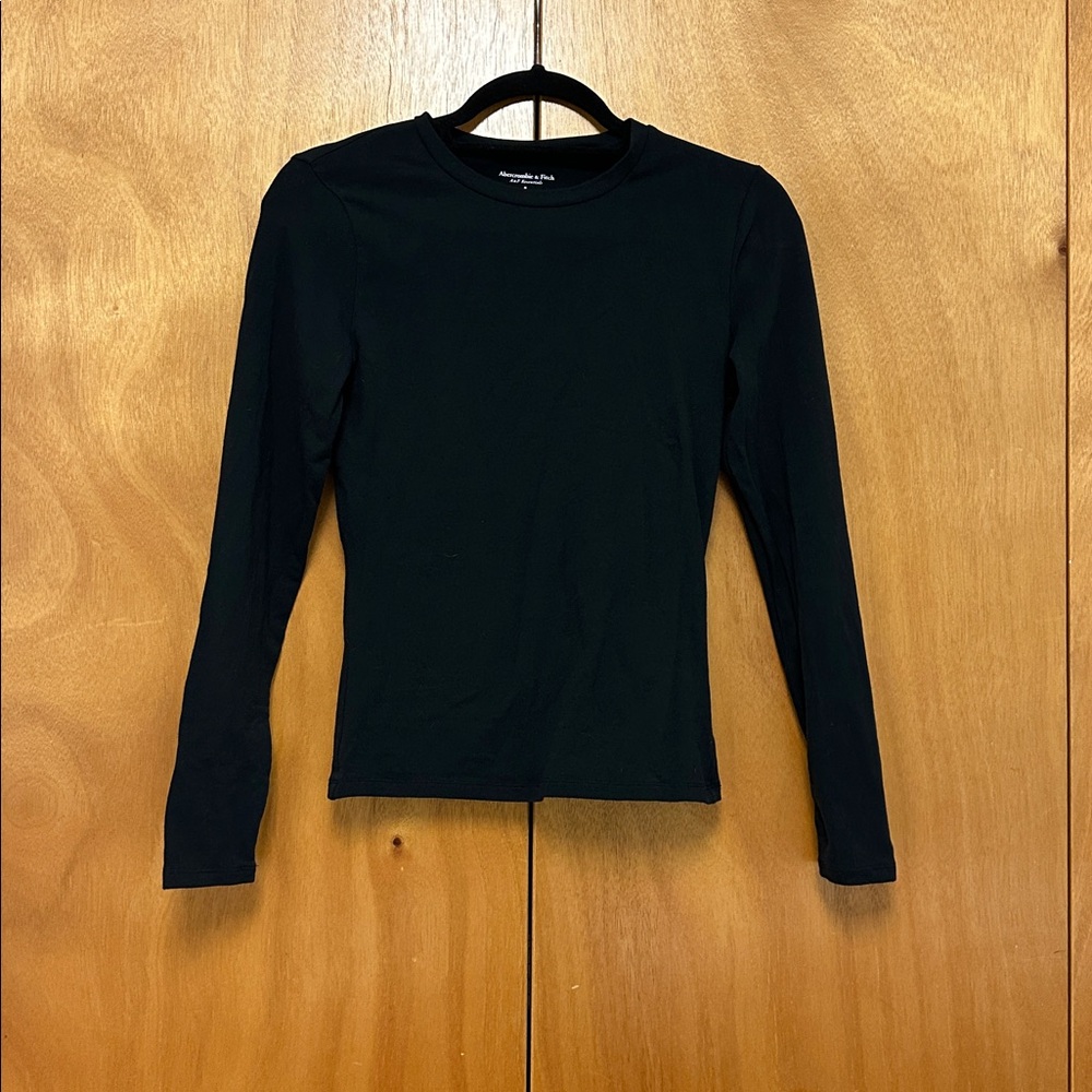 Abercrombie & Fitch Black Long Sleeve Top